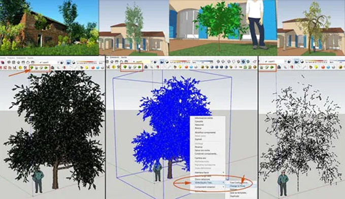 How to use 3D Tree Maker Plugin for SketchUp
