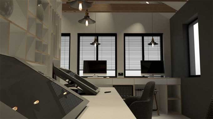 Concept of Building Home Office using SketchUp with help of top Architect