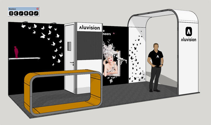 Concept about Aluvision for SketchUp Software