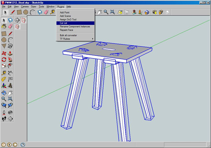 CutList for SketchUp