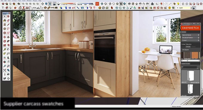 EASYSKETCH Kitchen Design Plugin for SketchUp