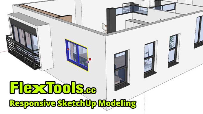 Flex Tools for Responsive SketchUp Modeling