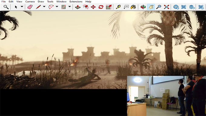 Designing and Modding Video Games with SketchUp and Its Tools
