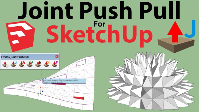 Features of Joint Push Pull Plugin for SketchUp