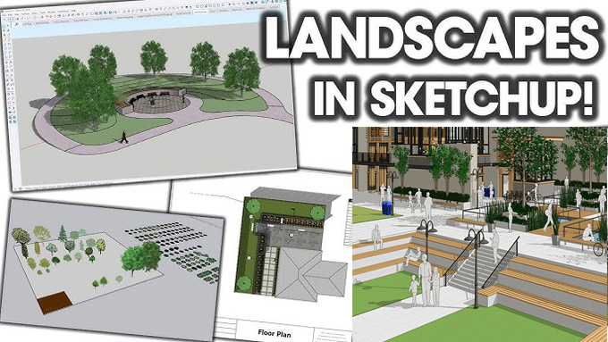 Design and Visualize Landscape Gardens using SketchUp