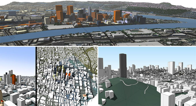 PlaceMaker: A powerful SketchUp extension to make 3D cities into models quickly