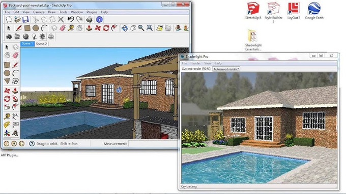 Rendering your SketchUp model in Shaderlight