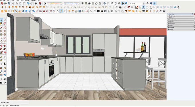 sketchup kitchen design extension