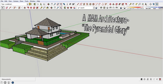 sketchup for creating MAM Architecture with Majistic View