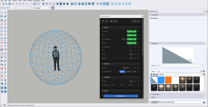 Splat Helper SKP Plugin for SketchUp
