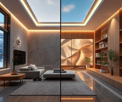 Comparison between V-Ray and Enscape