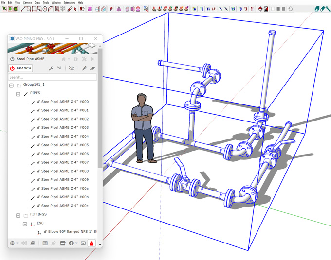 Downloading VBO Piping � The Newest SketchUp Extension