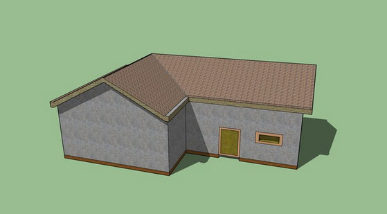 Sketchup model : Modern House