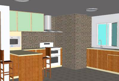 3d warehouse sketchup kitchen
