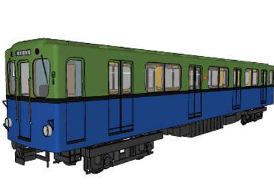 Metro Train 3d Model Free Download