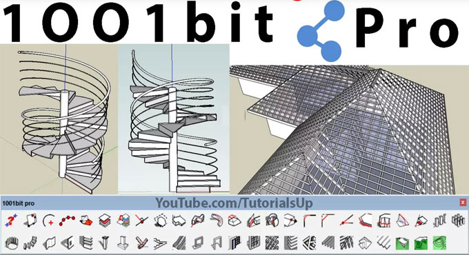 Learn the application of 1001 bit Plugin in SketchUp