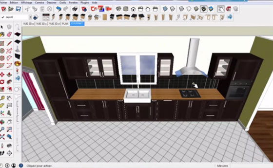 easy sketch kitchen design plugin for sketchup