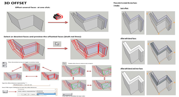 3D Offset ? The newest sketchup extension available in extension warehouse