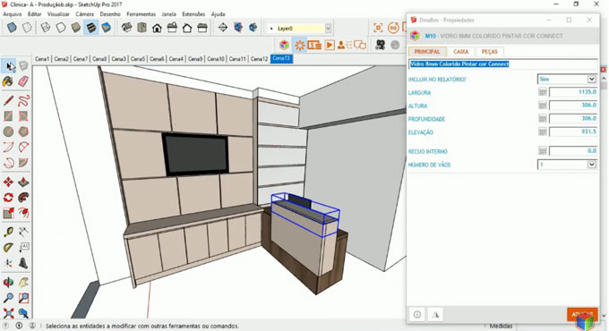 DinaBox (1.9.8.7.9) for SketchUp is available in extension warehouse