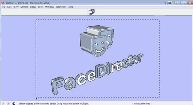 FaceDirector ? The newest sketchup extension in extension warehouse