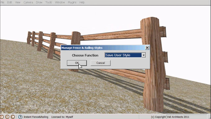 Instant fence and railing plugin
