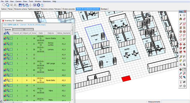 Inventory3D for Excel ? The newest sketchup extension