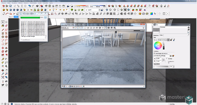How to make the best use of materials in v-ray for sketchup