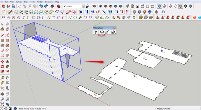Milling Tools ? The newest sketchup extension