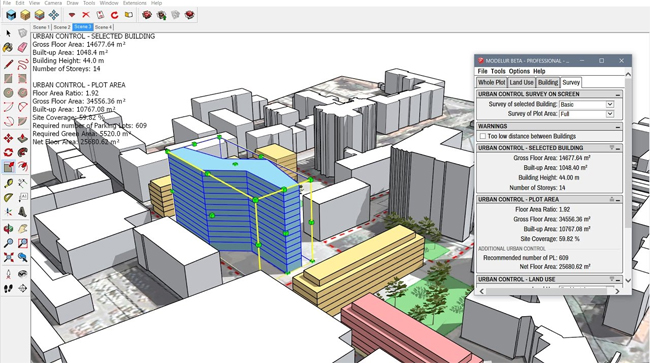 Modelur for parametric urban design v0.5.7-R2