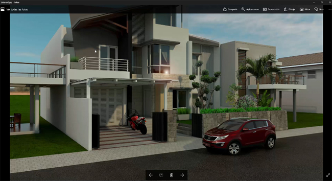 How to make exterior rendering of a modern house with V-ray