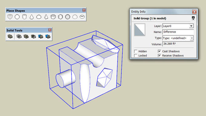 Place Shapes Toolbar is the newest sketchup extension