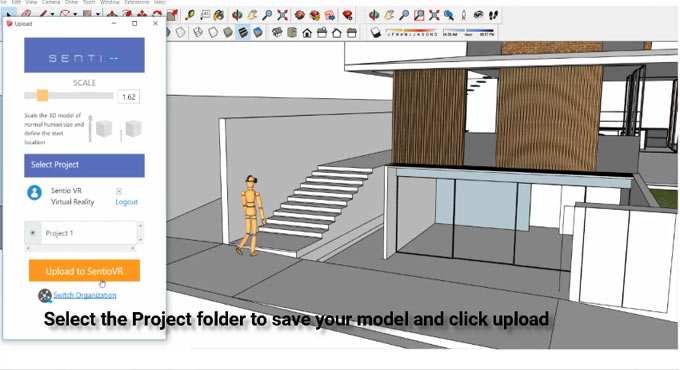 SentioVR: Sketchup to Virtual Reality (VR) walkthroughs ? The newest sketchup extension