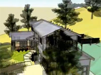 SketchUp 3D House Animation in Widescreen