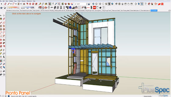 3D Construction details in SketchUp and PlusSpec