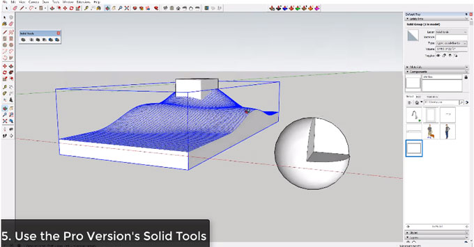Some useful tips to create cut openings in your sketchup model