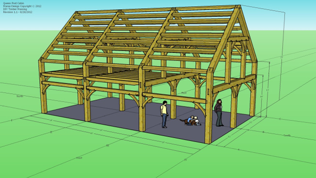 Timber Framing Extensions for sketchup