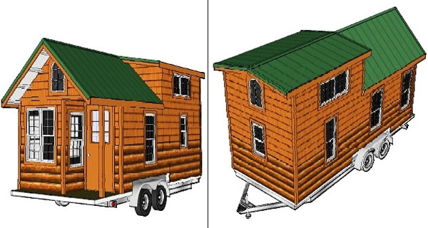 Tiny House On Wheels Design Using Sketchup