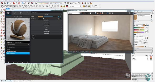 Familiar with some new features in V-ray for Sketchup 3.4