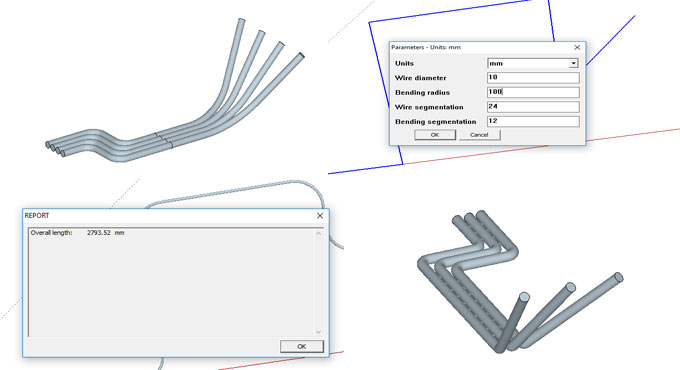 Wire Bending & Routing Tool ? The newest sketchup extension