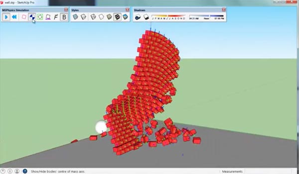 MSPhysics 0.8.0 is launched for sketchup users