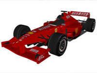 Ferrari F2007 in Sketchup